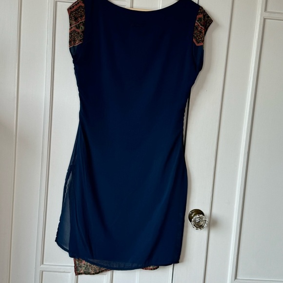 DESIGUAL Women Asymmetric Knee-Length Dress Size UK:38 size medium fully lined - Picture 6 of 17